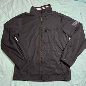 Abercrombie & Fitch Men's Black  Military Field Windbreaker Jacket